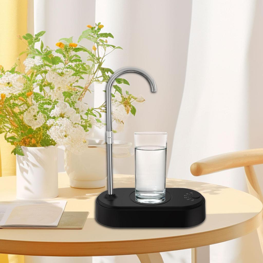 Desktop Water Bottle Dispenser Small Multipurpose Easy To Use Electric Water Jug Pump for Office Home Kitchen Camping Countertop