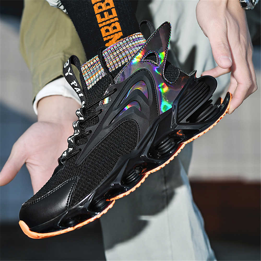 Fashion White Colorful Men's Booties Sneakers High Top Men Shoes Black And White Boots Sports Fashion Welcome Deal High Brand