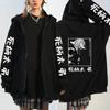 Wiosna jesień japonia Anime My Hero Academia mężczyźni kobiety obszerna bluza z kapturem na zamek Shigaraki Dabi Harajuku Street Streetwear z kapturem