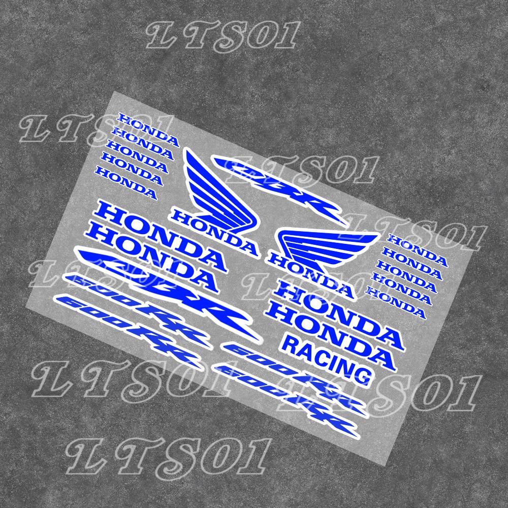 AAAJX1 Blue H-honda-a Cbr 600 Decal Set High Quality Printed And Cut Stickers Motorcycle Sticker