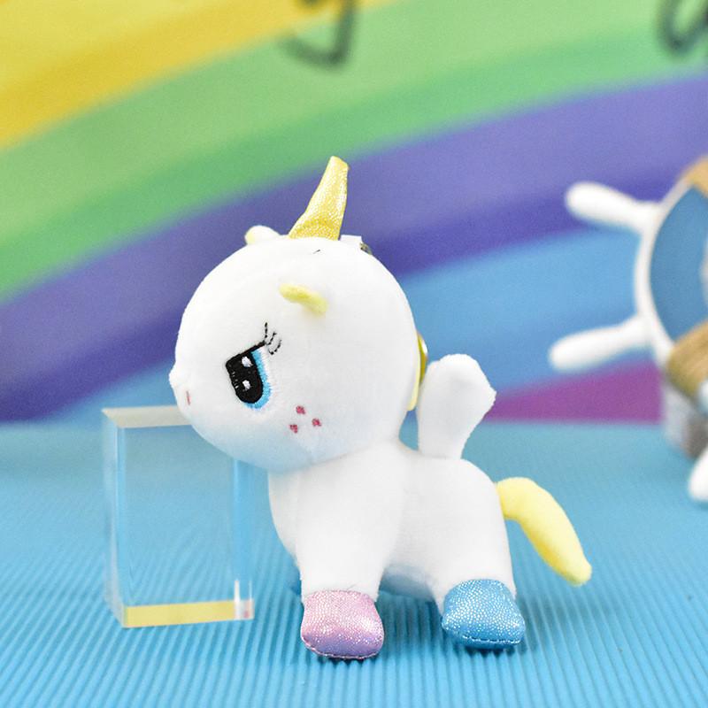 

Cute Cartoon Winged Unicorn Plush Toy, Keychain Pendant For Backpack Decor And Custom Logo