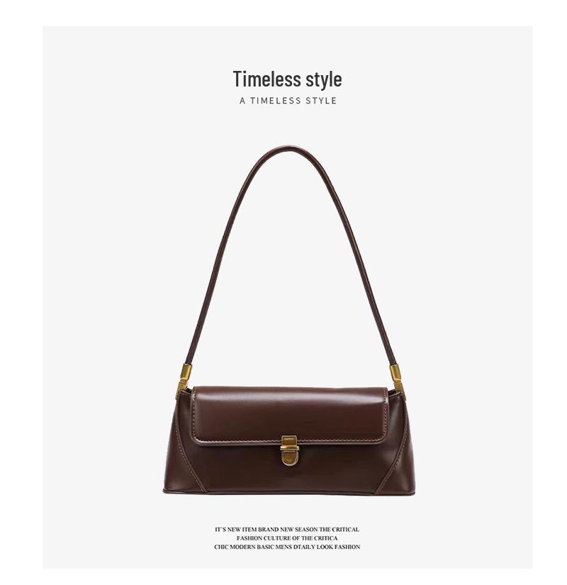 2025 Trendy Women's French Retro Baguette Shoulder Bag