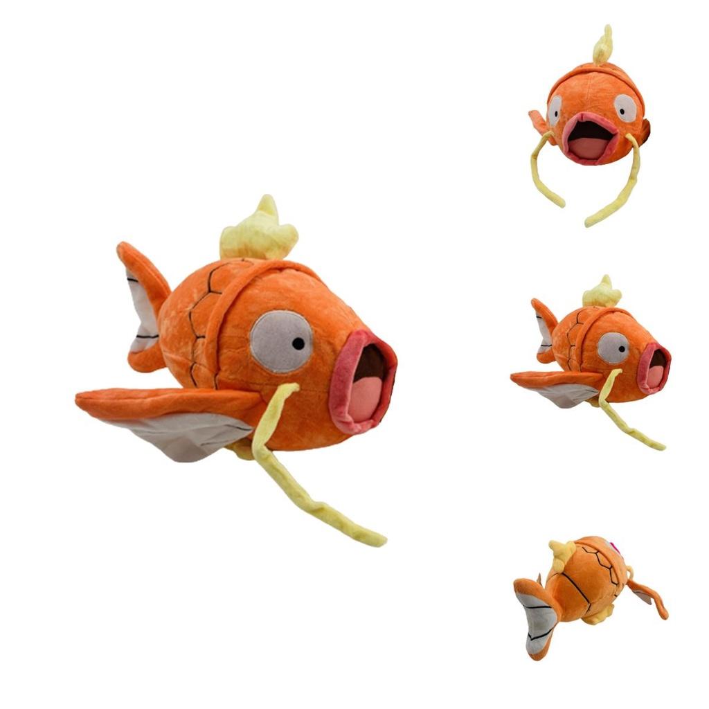 New Big 30cm Pokémon Gold Shiny Magikarp Soft Plush Toy Doll Adorable Collectible Gift For Toddlers