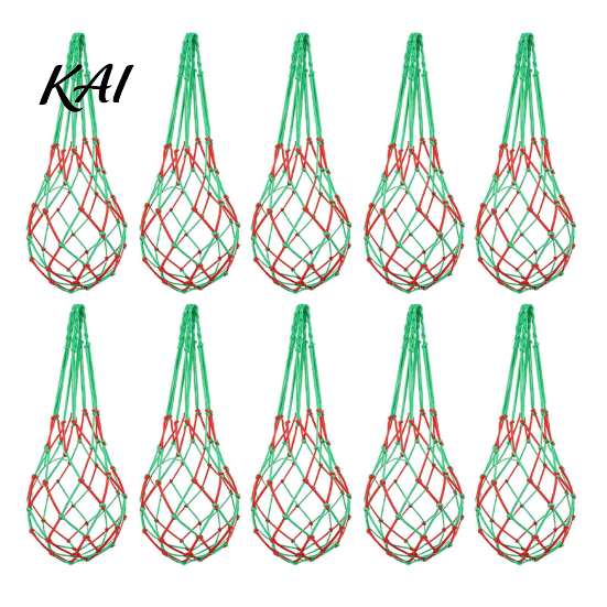 Heavy Duty Melon Hammock 10Pcs Watermelon Sling Nets, Weatherproof Reusable Holder Cantaloupe Support Mesh, Fruit Hammocks for Cucumber Vegetables UV