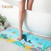 Bathtub Mat Cartoon Printed Anti-Slip with Drainage Holes Strong Suction Cups Safe Fun Bathing Experience Children Shower Mat