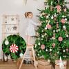 Christmas Candy Pendant Multi Type Wooden Lollipop Hanging Oranment for Xmas Decor Kids New Year Gifts Wrapping Supply