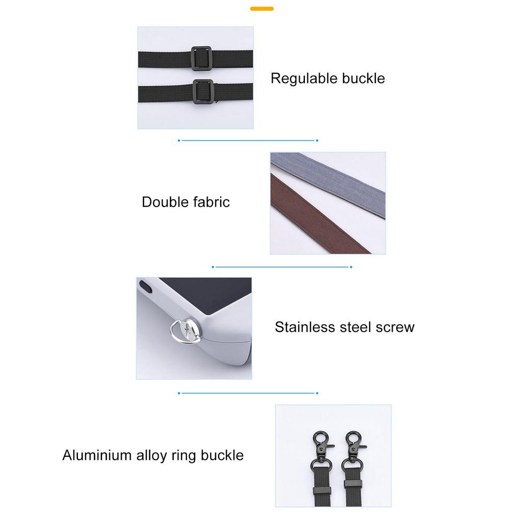 Drone Remote Controller Lanyard Comfortable 2 Color Double Sided Smart Controller Neck Strap for Mini 3 Pro