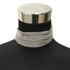 Mehrschichtige Strass-Halskette Luxuriöse Schlüsselbein-Kette Modische Kristall-Halskette für Damen