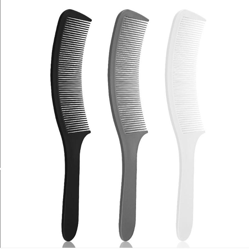 Professional Curved Shaver Hair Clipper Cutting Comb Barber Flat Top Comb Anti-static Barber Hairdressing Hair Cutting Brush