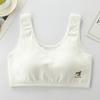 Teen Girls Middle High School Puberty Thin Wireless Cotton Sports Bra Vest