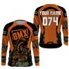 Free Custom Women Motorcycle Off-Road Oversized Racing Riding Suit Mountain Speed Control Motorcycle Men's Long Sleeved T-Shirt