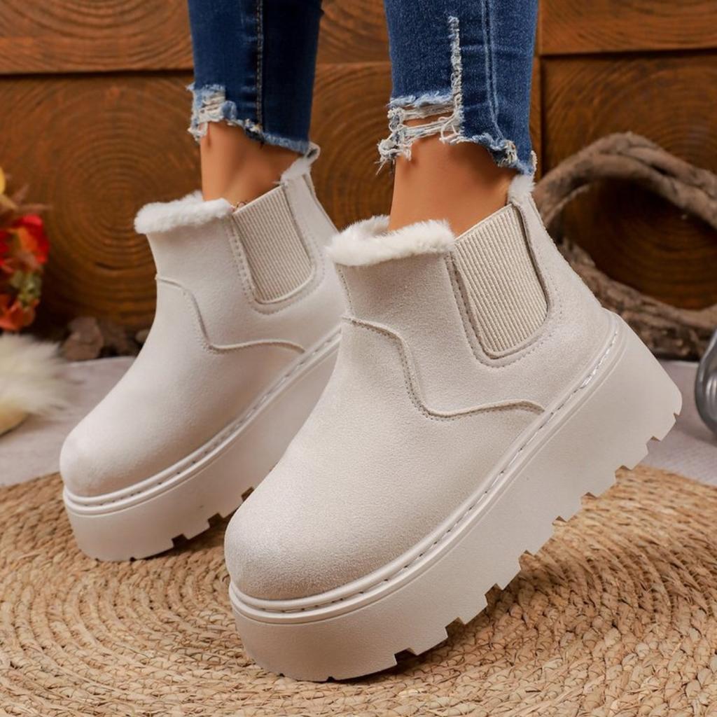 Winter New Shallow Mouth Comfortable/warm Casual Snow Boots Fashionable and Sexy Thick Soled Anti Slip Midsole Boots for Women