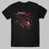 Klassisches Japanisches Motorrad YZF R1 RN12 Drachen-Inspiration T-Shirt 100% Baumwolle Rundhals Sommer Kurzarm Freizeit Herren T-Shirt