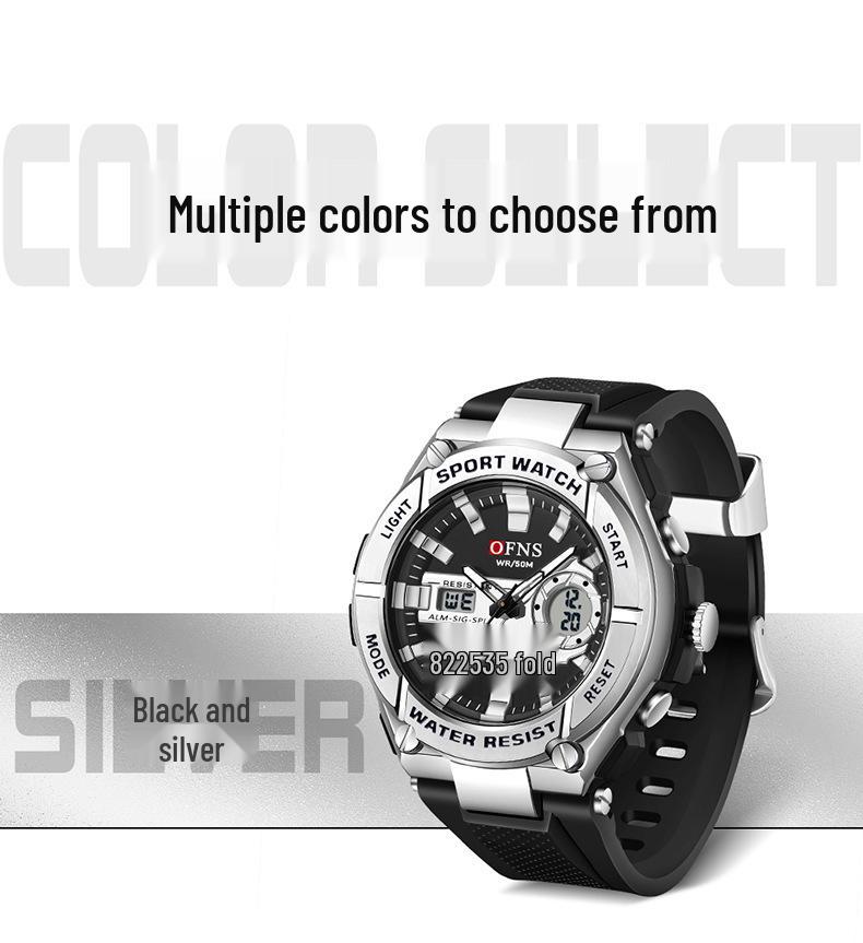 OFNS Trendy Multifunctional Sports Watch - Fashionable Electronic Student Watch