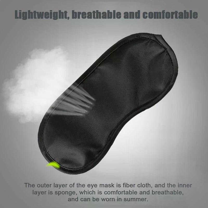 Natural Sleeping Eye Cover Mask Shade Soft Portable Blindfold For Travel Eyepatch
