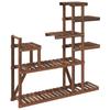 vidaXL Blumenständer 110x25x111 cm Massivholz Tanne