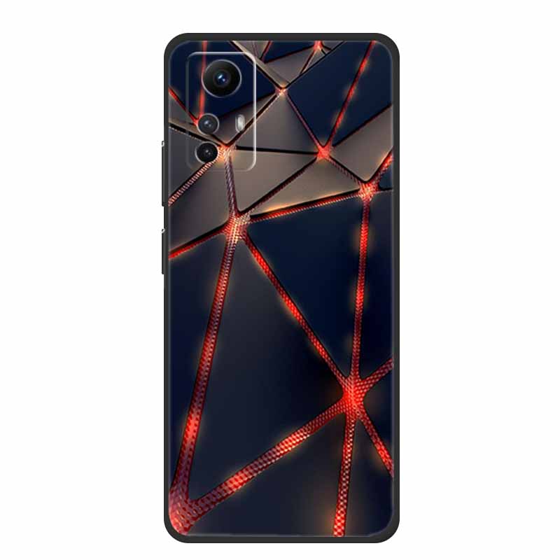 For Xiaomi Redmi Note 12S Case Cool Animals Soft Silicone TPU Phone Case for Redmi Note12S Luminous Butterfly Shockproof Fundas