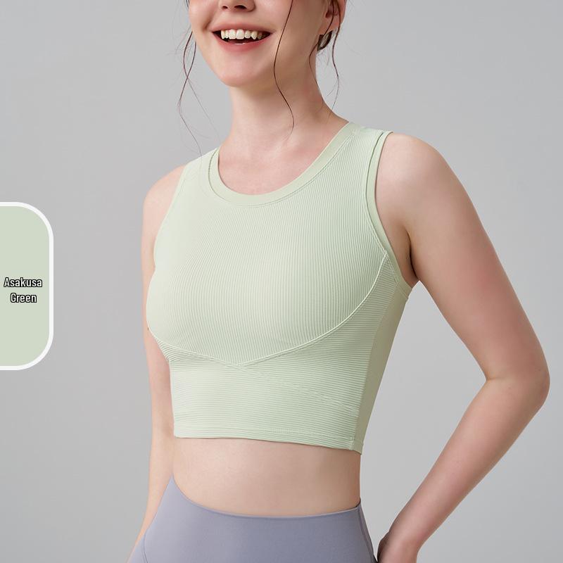 

Спортивный топ-бра в рубчик: Женский облегающий топ для йоги с красивой спиной Large