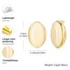 Statement Geometric Resin Stud Earrings for Women, Retro Ellipse Fashion Earrings, Wedding Bride Party Jewelry Gift