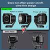 Haoge DJI Osmo Pocket 3 için Manyetik Filtre Seti, 1/4 Siyah Difüz, Işık Darbesi Azaltma Filtresi, Değişken ND 2-32, LCD Ekran Koruyucu ve içerir