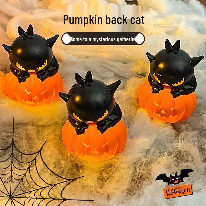Halloween Pumpkin Night Light - Spooky Home Decor, Kids' Toy for Bedroom Atmosphere