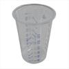10Pcs Spray Gun Disposable Measuring Cups 1000Ml Clear Graduated Plastic Paint Mixing Cups Diy Accessories