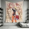 Naruto Hokage Artwork Wall Tapestry Aesthetic Wall Hanging Printed Fabric Blanket Decorative Tapestries For Bedroom Living Room Home Decor