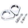 Motorcycle Turn Signal Relocation Bracket Fork Clamps 39mm Fork Indicator Bracket Replacement for XL1200 Dyna