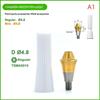1 Set 4.8Mm Composite Right-Angle Abutment Implant Substitute Titanium Alloy Material Dental Lab Replacement Accessory For Osste