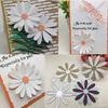 Mother's Father's Day Flower Cutting Die Card Paper Frame Stencil Embossing Mmould DIY Scrapbooking
