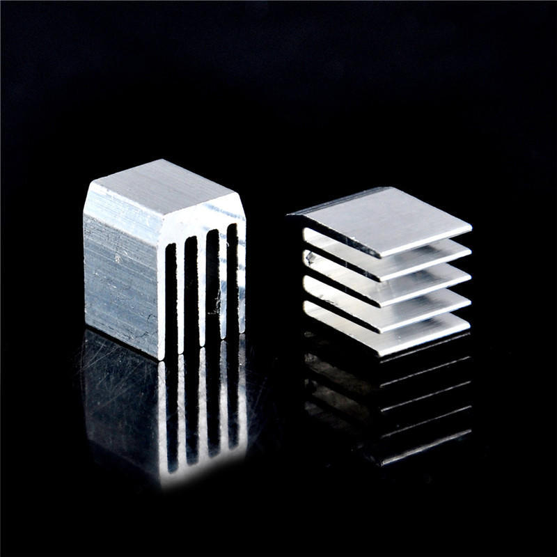 10Pcs Aluminum Cooling 9X9X12Mm Heat Sink Ram Radiator Heatsink Cooler
