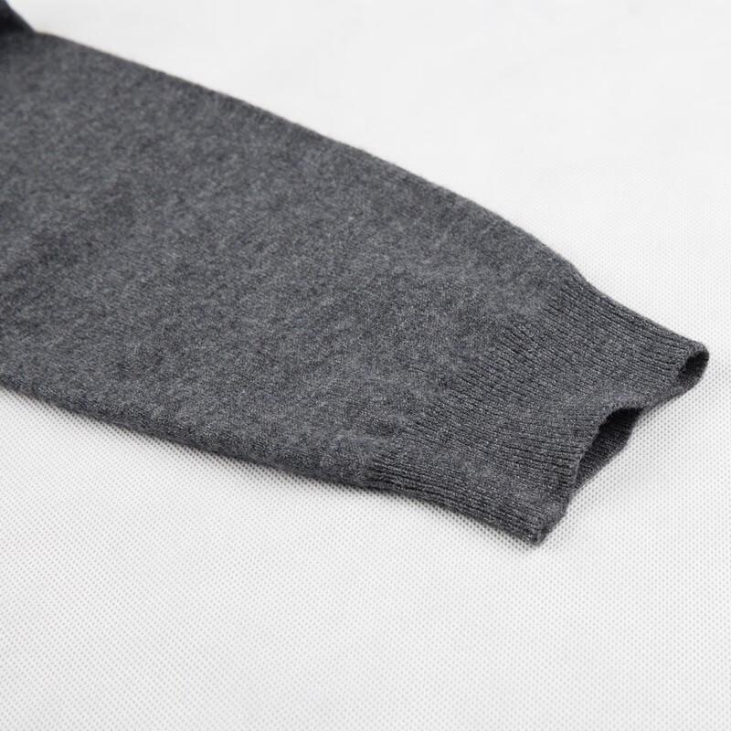 Hengyuanxiang Men's Pure Wool V-Neck Sweater