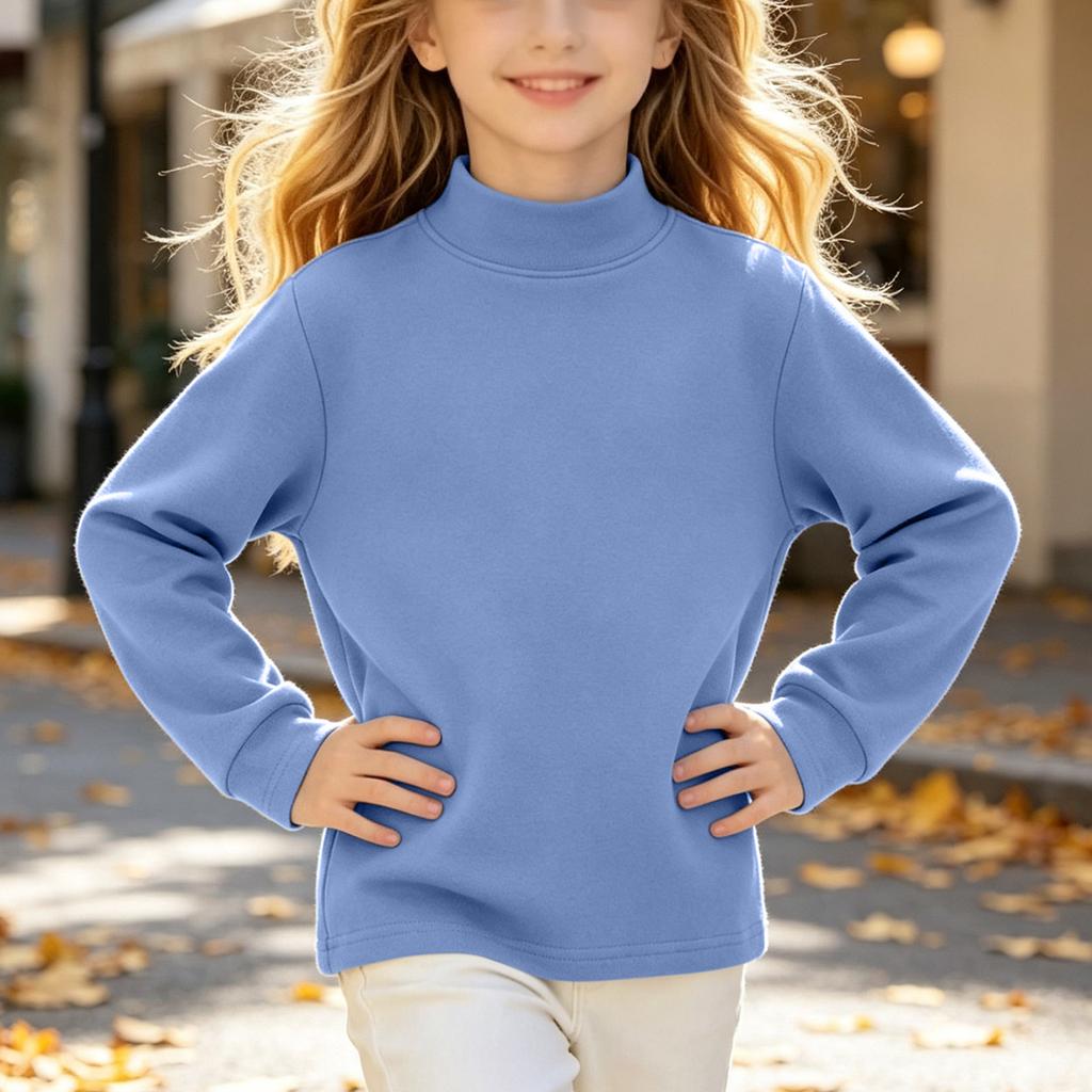 Kids' Long Sleeve Hoodie - Color Casual Pullover Sweatshirt for Boys and Girls