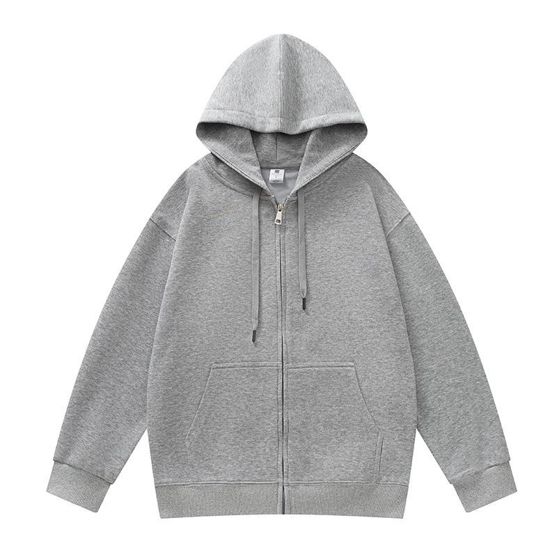 Bluza rozpinana z kapturem w stylu hongkońskim, unisex – Codzienna kurtka sportowa dla mężczyzn i kobiet