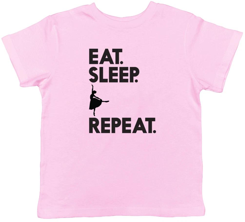 

Eat Sleep Ballet Repeat Childrens Kids Girls T-Shirt Tee 160