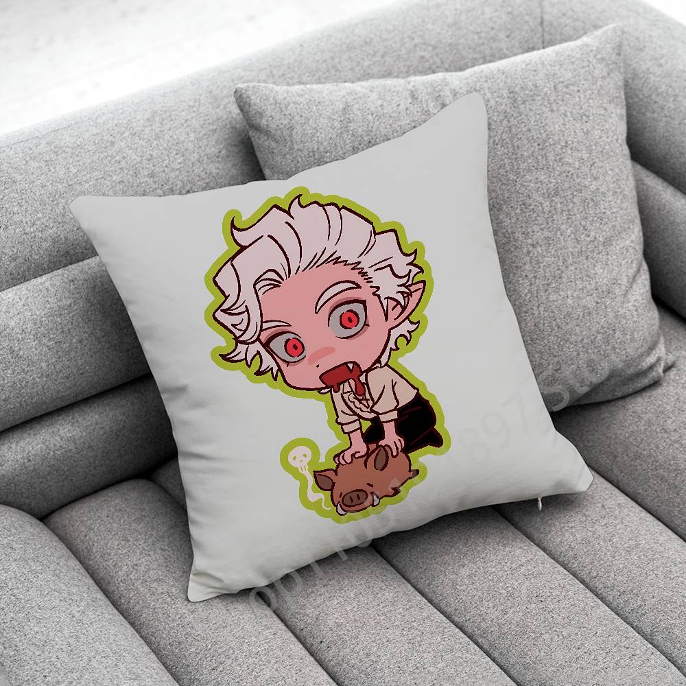 B-Baldurs G-Gate 3 Astarion Throw Pillow Case For 55x55cm 40x40cm 45x45cm 50x50cm 30x30cm Square Office Pillowship Cover