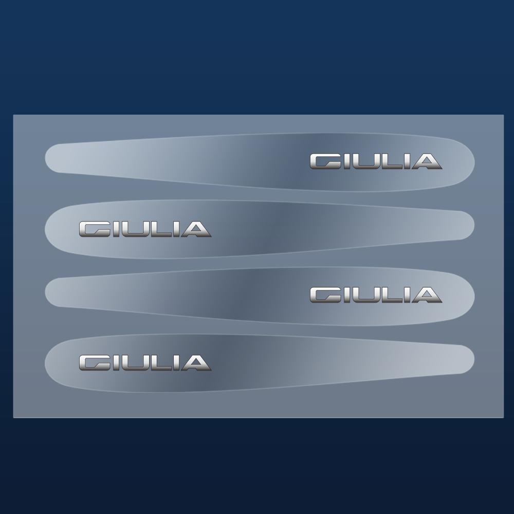 

4PCS Car Door Handle Transparent Protector Film Stickers For Alfa Romeo Sportiva Mito 159 147 Giulia Giulietta Auto Accessories