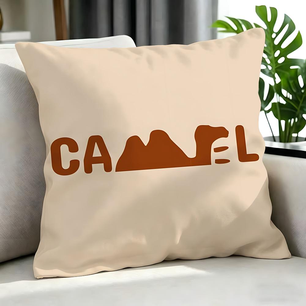 Cigarette Camel Cushion Cover Cushion Cover Set 4Pcs 50X50 45X45 40X40 Pillowcase Decorative Sofa Home Decor