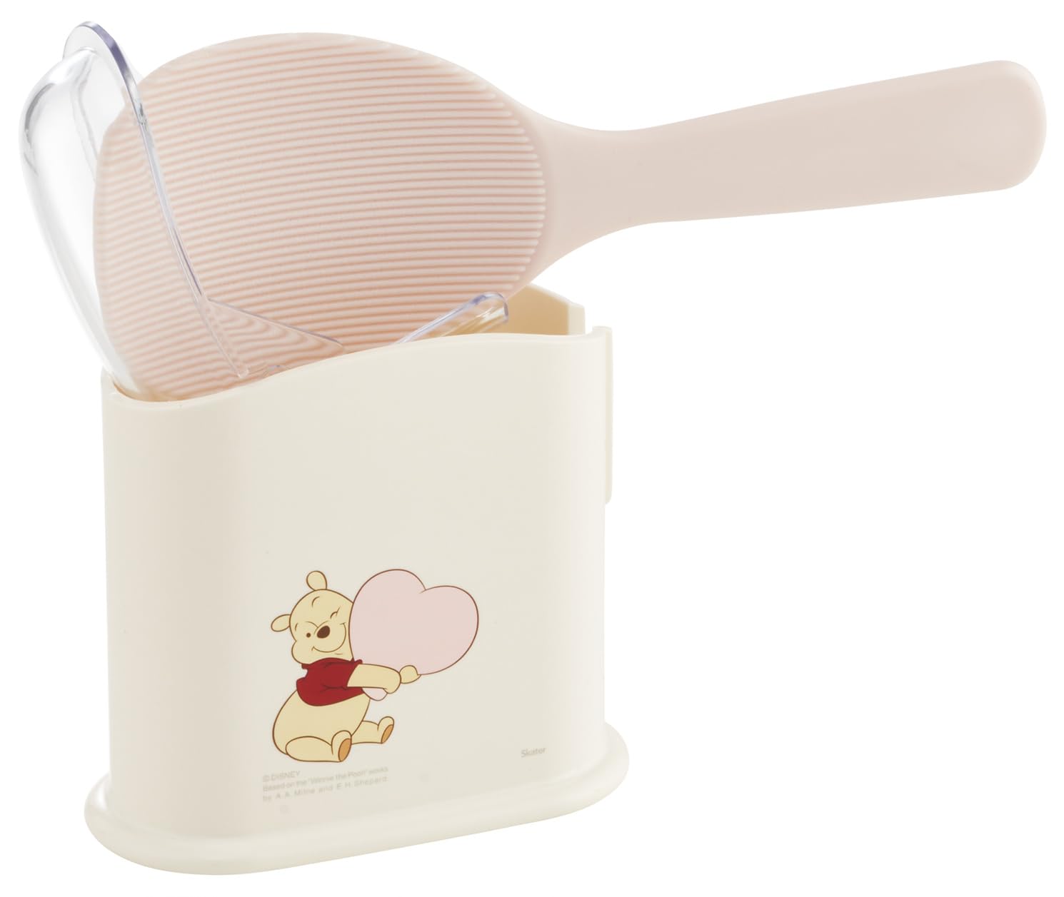 

Skater 19cm Rice Scoop with Disney Winnie the Pooh Japanese-Made Case, HUG&HEART SMS1-A