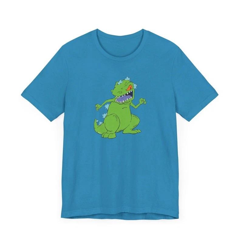 Reptar T-Shirt, Rugrats, Reptar on ice, Nickelodeon, 90s Cartoons M