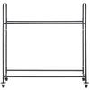 Rolling Tire Storage Rack 2-Shelf Tire Holder Hold up to 12 Standard Tires