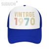 Mesh Cap Hat VINTAGE  Trucker Birthday for Unisex Women Born All the People Retro Baseball Caps