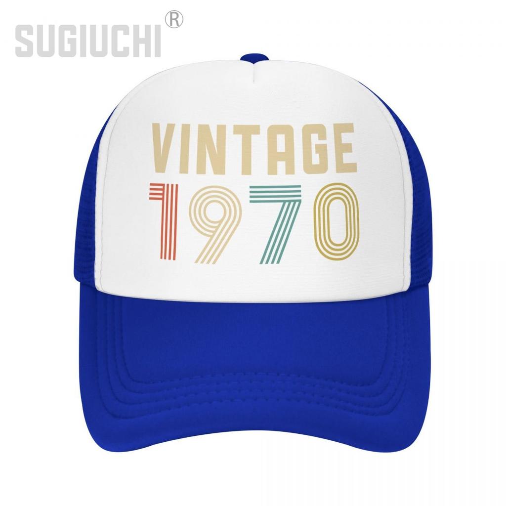 Mesh Cap Hat VINTAGE Trucker Birthday for Unisex Women Born All the People Retro Baseball Caps