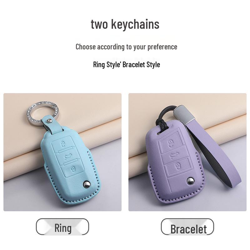 Volkswagen Key Case - Compatible with Lavida, Sagitar, Tharu, T-Roc, Polo, Tayron, Tiguan, Bora, CC - Green