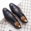 Large size leather shoes fashion trend men's shoes British style retro casual small leather shoes business dress