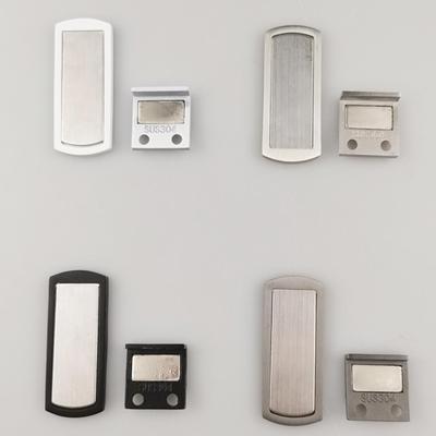Magnet Door Stopper Silent Stainless Steel Blocker Wedge Ultra Thin Safety Magnetic Door Stop No Drill For Household Shop Floor