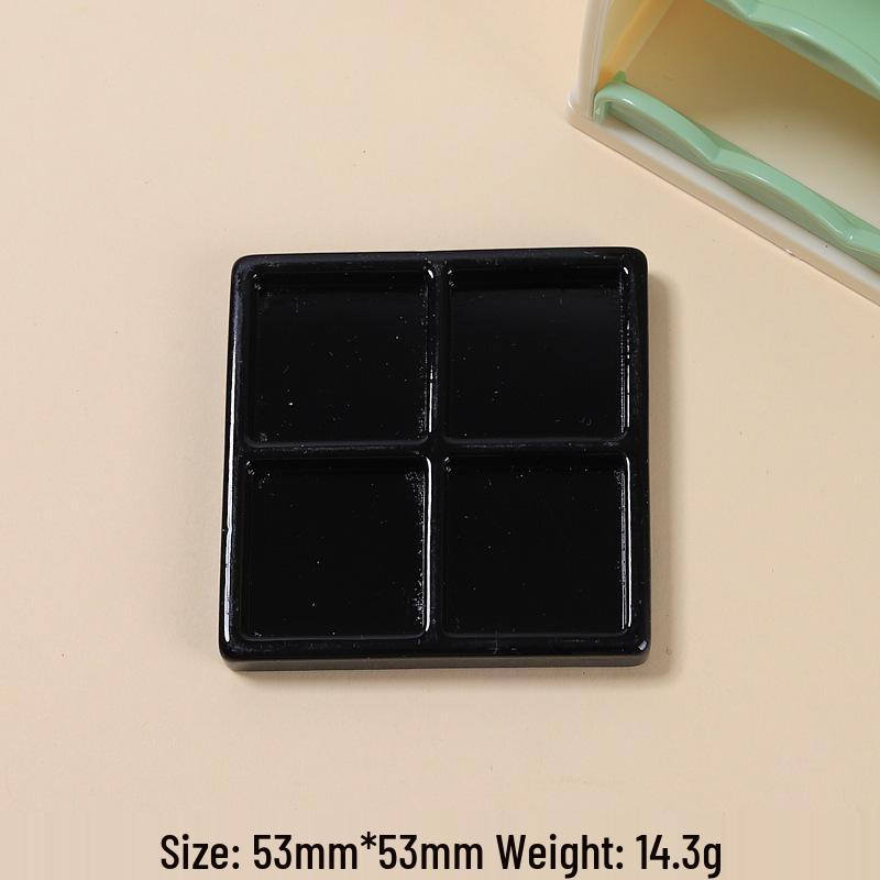 Resin Accessories: 4-Compartment Plate for DIY Crafts—Perfect for Hair Clips & Refrigerator Magnets