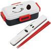 Skater Chopsticks and Chopstick Case Silver Ion Snoopy Made In ABC3AG Set, 18cm, Ag+ Antibacterial, Face, Peanuts, Japan,