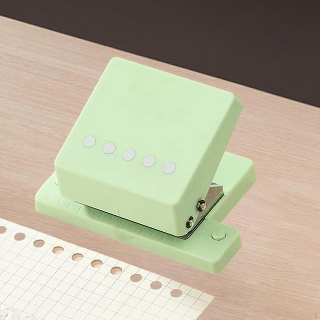 Punch Binding Machine Handheld Versatile Hole Puncher Hand Operated for A4 Loose Leaf Notebooks
