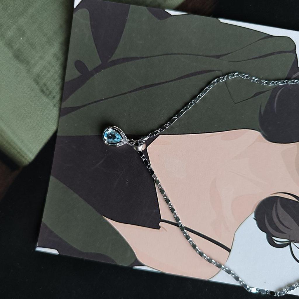 Серебряная подвеска с топазом 0.872ct (2188445)